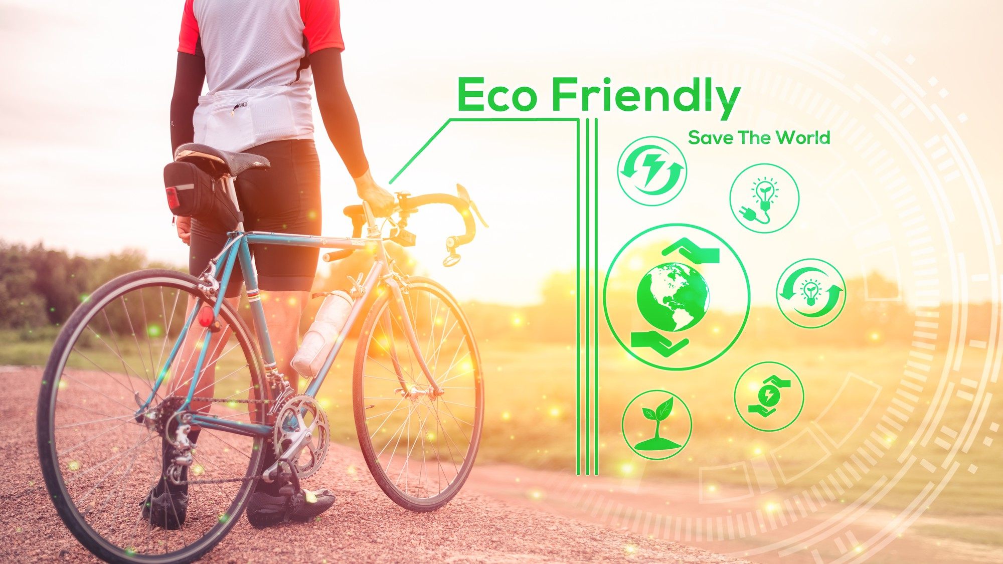 eco-friendly travel action by using public transportation
